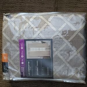 Just one panel, Liz claiborne Quinn Lattice 50" x  84" grommet panel